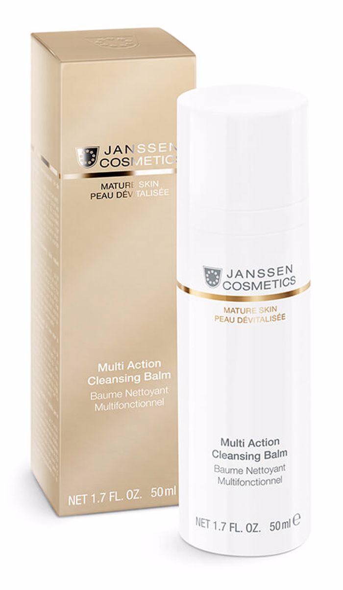 JANSSEN COSMETICS Multi Action Cleansing Balm Katharistiko Elaio-Maska-Balsamo ga Apaititikes Epidermides (3 proϊonta se 1) 50ml